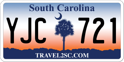 SC license plate YJC721