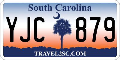 SC license plate YJC879