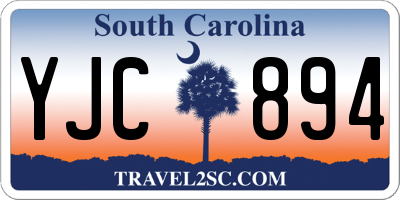 SC license plate YJC894