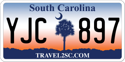 SC license plate YJC897
