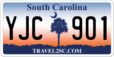SC license plate YJC901