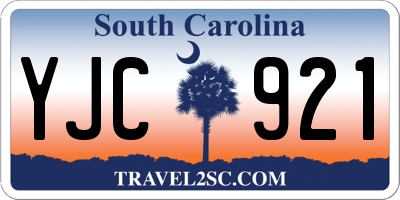 SC license plate YJC921
