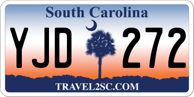 SC license plate YJD272