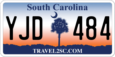 SC license plate YJD484