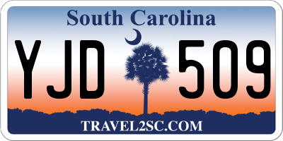 SC license plate YJD509