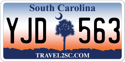 SC license plate YJD563