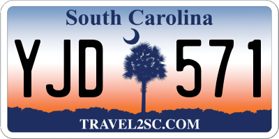 SC license plate YJD571
