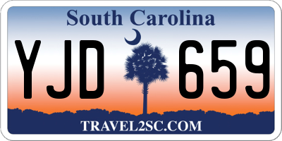 SC license plate YJD659