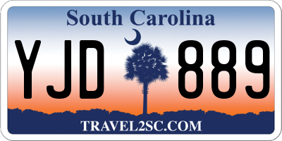 SC license plate YJD889