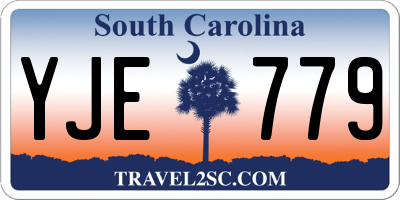 SC license plate YJE779