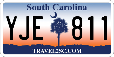 SC license plate YJE811
