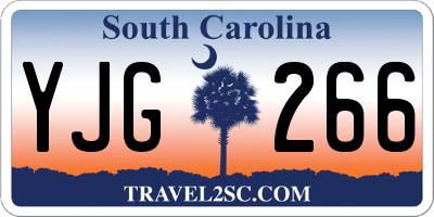 SC license plate YJG266
