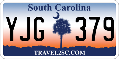 SC license plate YJG379
