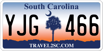 SC license plate YJG466