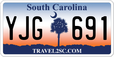 SC license plate YJG691