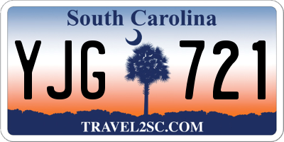 SC license plate YJG721