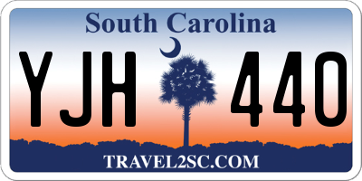 SC license plate YJH440