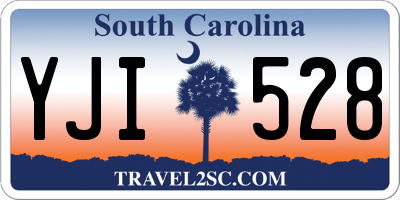 SC license plate YJI528