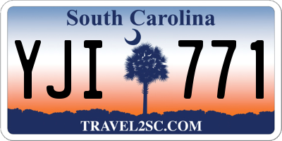 SC license plate YJI771