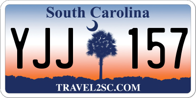 SC license plate YJJ157