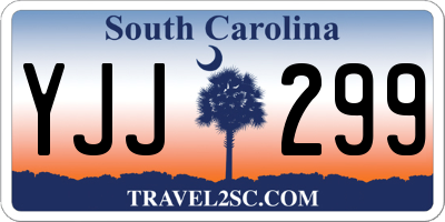 SC license plate YJJ299