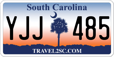 SC license plate YJJ485