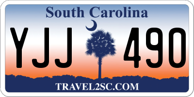 SC license plate YJJ490