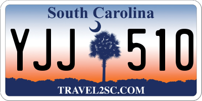 SC license plate YJJ510