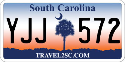 SC license plate YJJ572