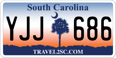 SC license plate YJJ686