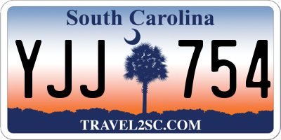 SC license plate YJJ754