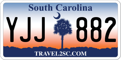 SC license plate YJJ882