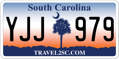 SC license plate YJJ979