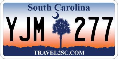SC license plate YJM277