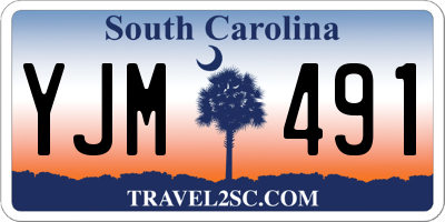 SC license plate YJM491