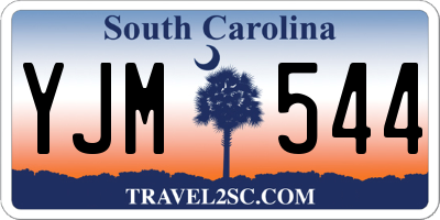 SC license plate YJM544