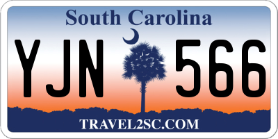 SC license plate YJN566