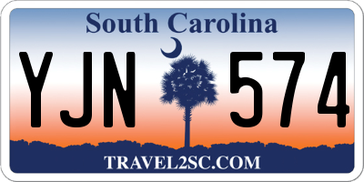 SC license plate YJN574