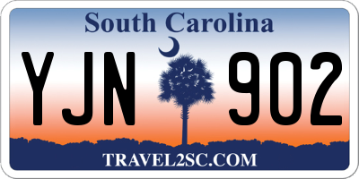 SC license plate YJN902