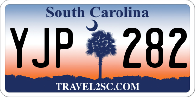SC license plate YJP282