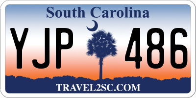 SC license plate YJP486