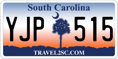 SC license plate YJP515
