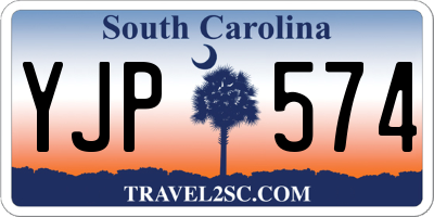 SC license plate YJP574