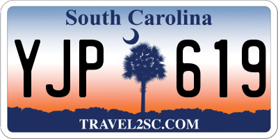 SC license plate YJP619