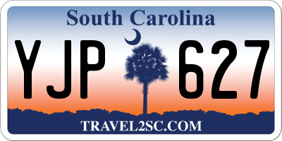 SC license plate YJP627