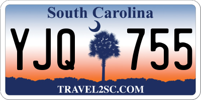 SC license plate YJQ755