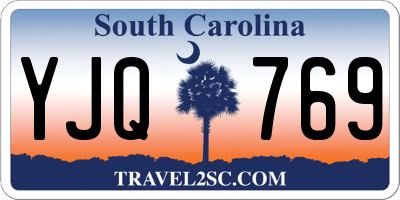 SC license plate YJQ769