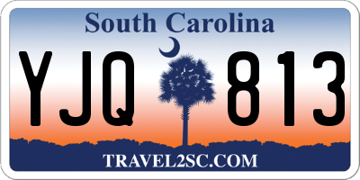 SC license plate YJQ813