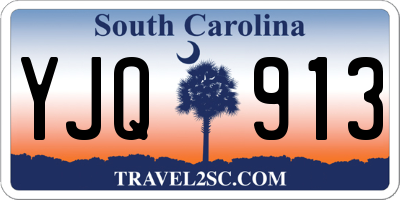 SC license plate YJQ913