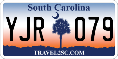 SC license plate YJR079